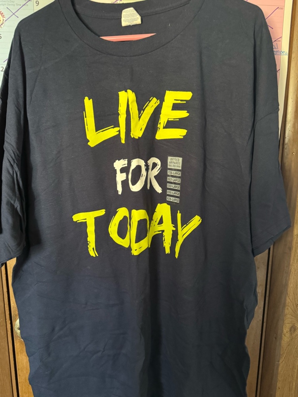 Live For Today Graphic Tee - Black & Yellow